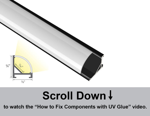Dimensions of the GLQ 1619 aluminum channel.