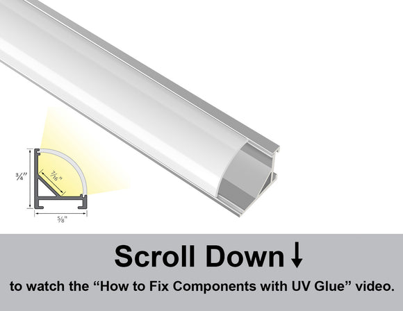 Dimensions of the GLQ 1619 aluminum channel.