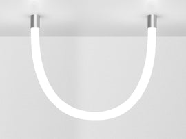 360° LED Neon Flex - Vertical Ceiling-Double - Single Color - Dry Location - 12V