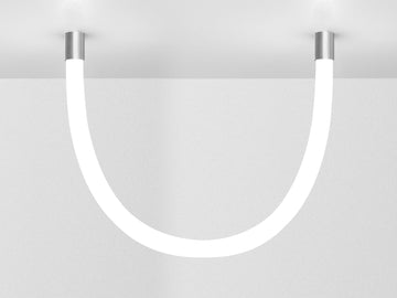 360° LED Neon Flex - Vertical Ceiling-Double - Single Color - Dry Location - 12V