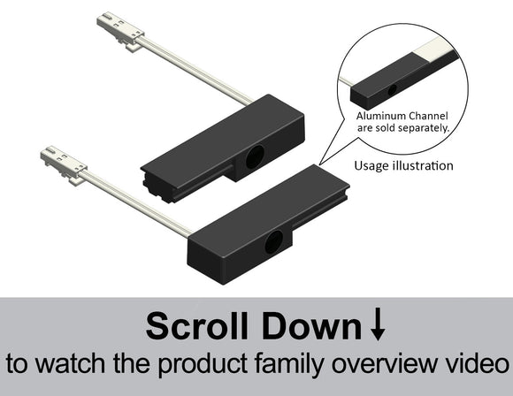 Right/Left Door Control Sensor Integrated Controller for automatic LED cabinet lighting control