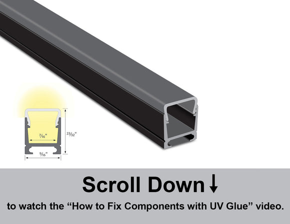 Dimensions of the YD 1418 aluminum channel.