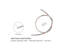 The side power feed kit for the WINT side bend neon LED lights.