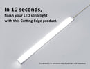 Aluminum Channel SLIM FLAT Accessories - Solder Free LED Strip Light End Cap-GLQ1709-5