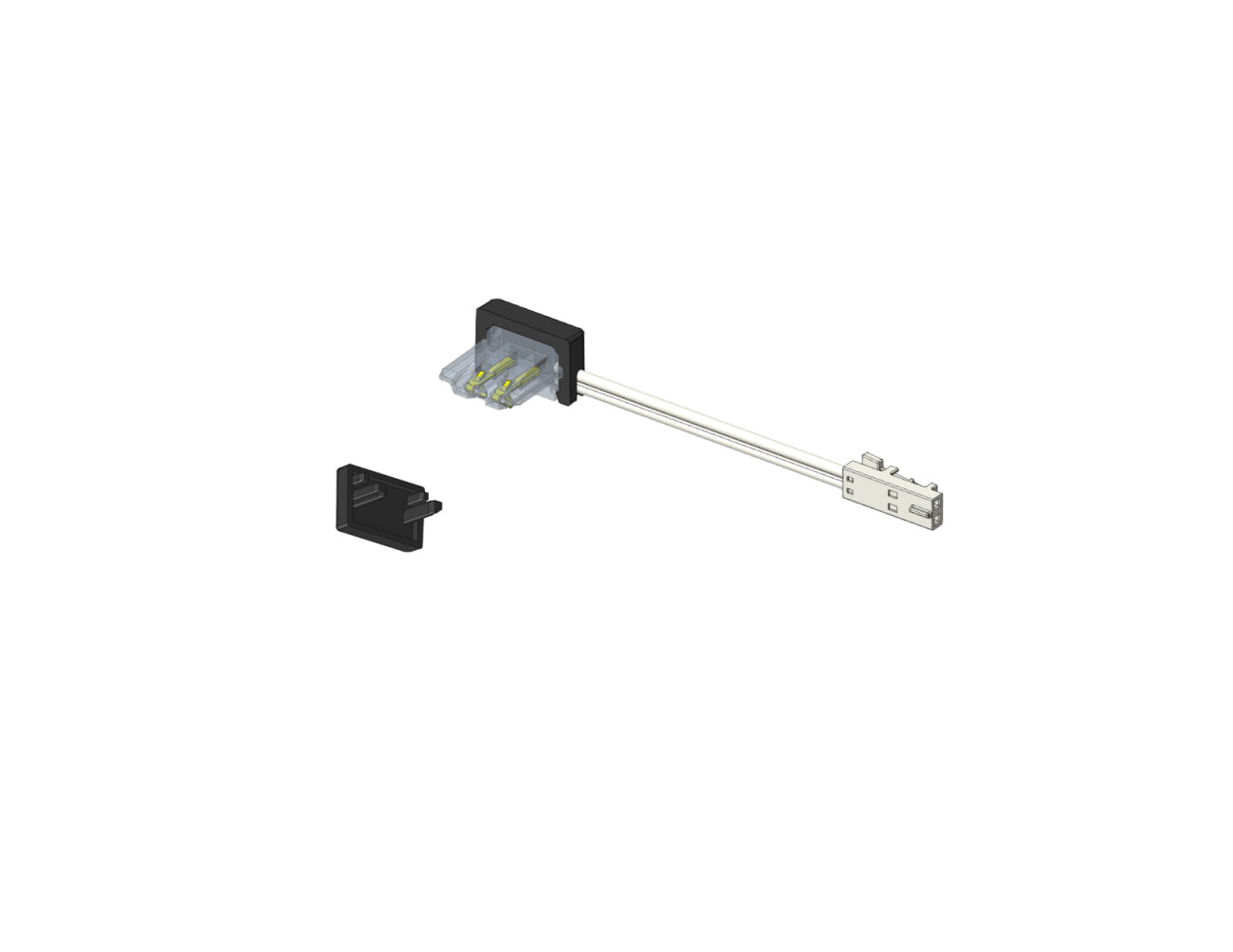 Undercabinet Light - Solder-free Connect Wire & End Cap Kit
