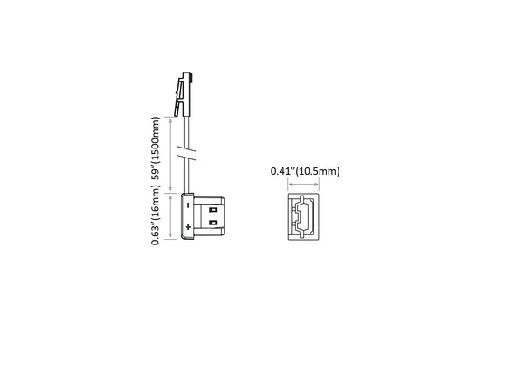 Solder-free Connect Wire & End Cap Kit for Under Cabinet Light 31134