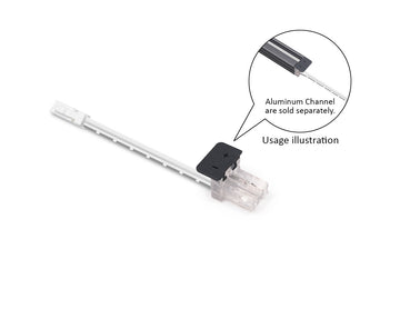 Solder-free Connect Wire & End Cap Kit for Under Cabinet Light 31132&31133