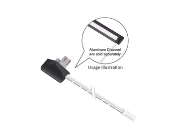 Solder-free Connect Wire & End Cap Kit for Under Cabinet Light 31137