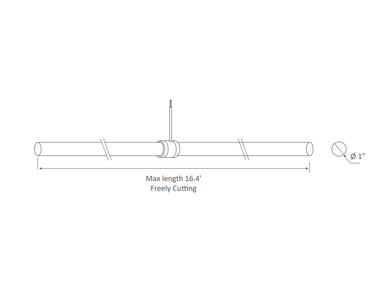 360° LED Neon Flex - Splicing - Single Color - Dry Location - 12V