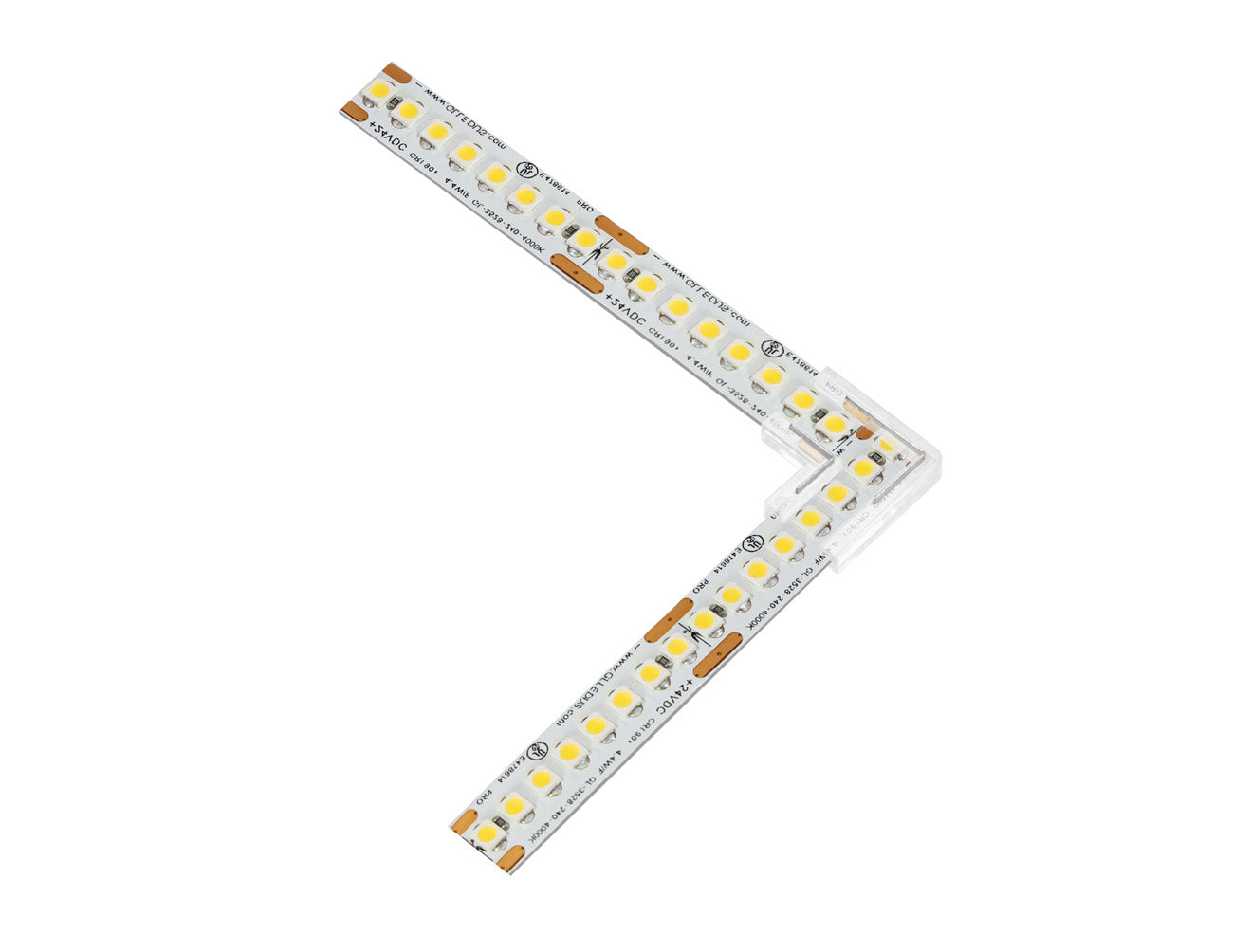 Strip to Strip L Shape Connector for Single Color LED Strip Light STAF-S2S-L