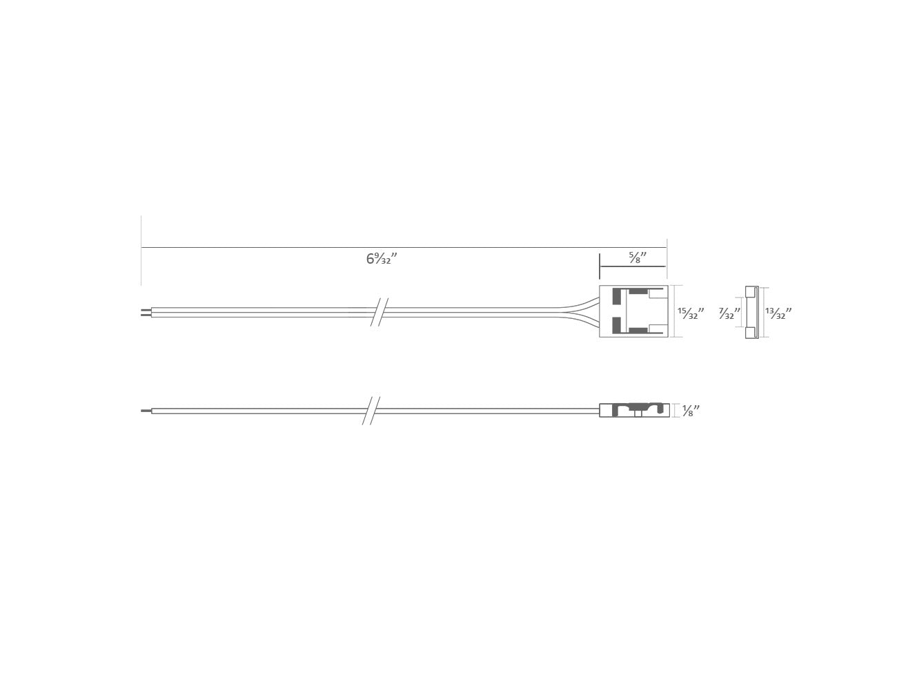 Strip to Power Connector for Single Color LED Strip Light 10mm STAF-S2P