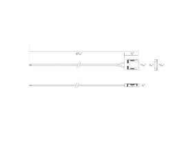 Strip to Power Connector for Single Color LED Strip Light 10mm STAF-S2P - 0