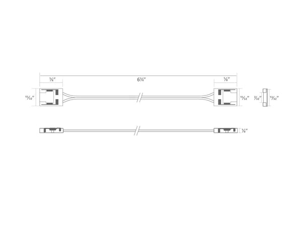 Strip to Strip Jumper for Single Color LED Strip Light 10mm STA3-S2S-J - 2