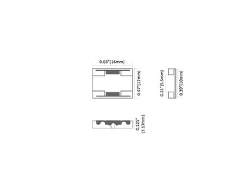Strip to Strip Connector for Single Color LED Strip Light 10mm STAF-S2S - 0