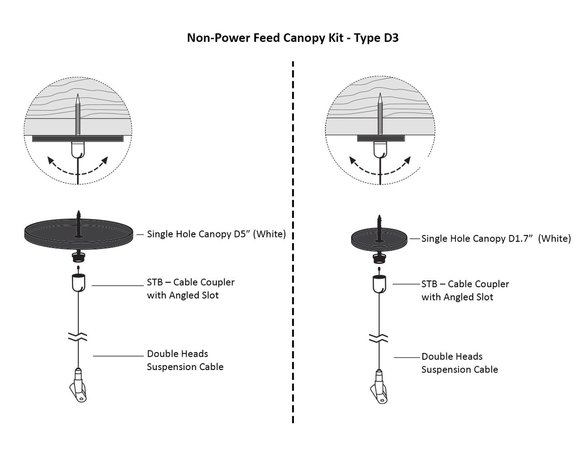 LED Linear Light - L8070 Suspension Kit | GL LED US LIGHTING