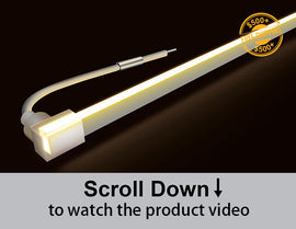 IP68 waterproof swimming pool light with 24V power system and high chlorine resistance.