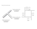 LED Linear Light - L8070 - Acoustic Housing - Milky Flat Lens - T Shape - 10