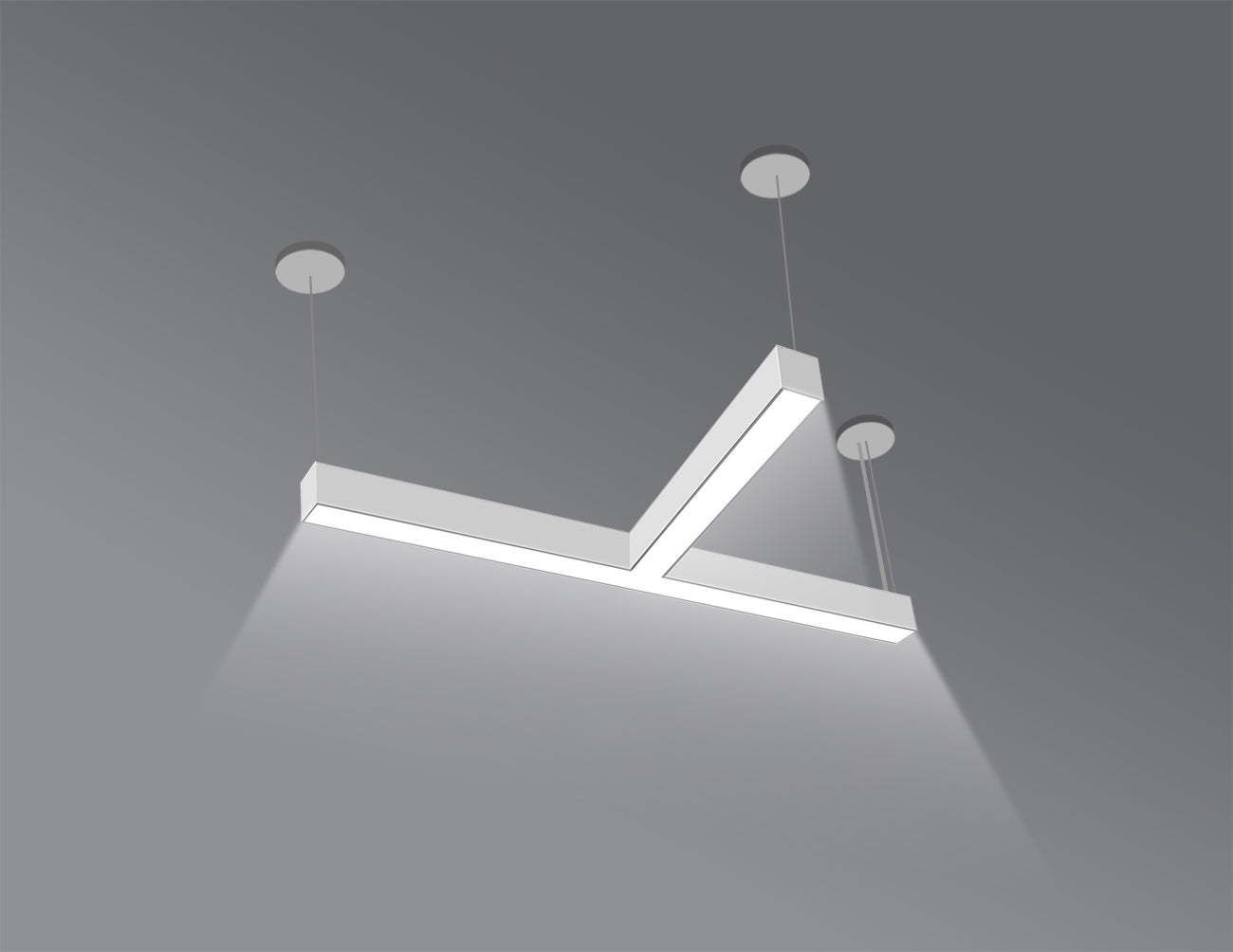 LED Linear Light - L8070 - Louver Lens - T Shape