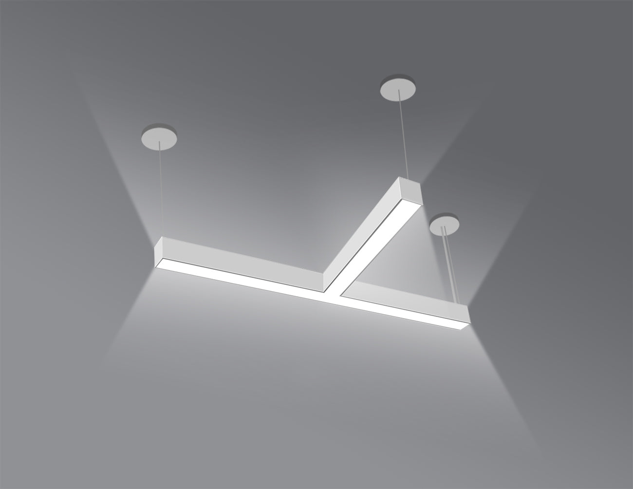 LED Linear Light - L8070 - Louver Lens - T Shape