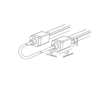 LED 1010N Neon Light - Top Bend Accessories - Jumper Connector - 0