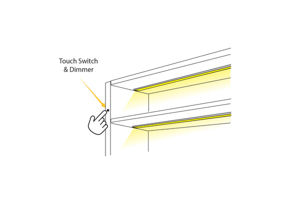 Wired Independent Control - Touch Switch & Dimmer