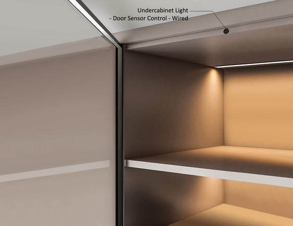 24VDC Low Voltage Wired Door Sensor – Smart switch for undercabinet LED lighting