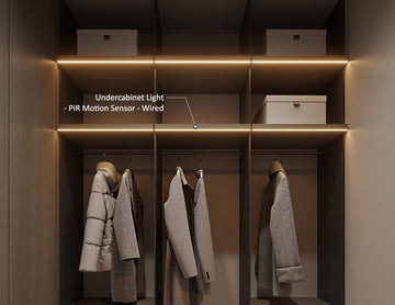 LED light turns off automatically 45 seconds after no motion is detected.