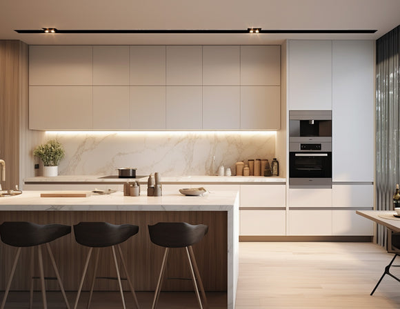 LED Linear Light close-up showing transparent connector and precise cuttable strip design.