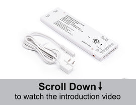 LDR Series power supply used for undercabinet LED lighting installation.