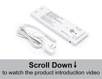 LDR Series LED Power Supply – Compact constant voltage driver for undercabinet lighting systems.