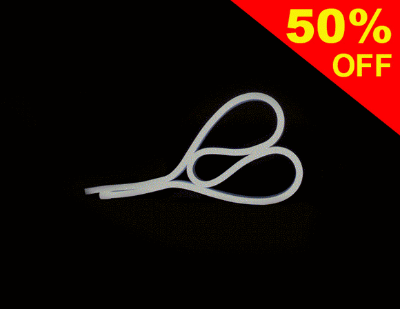 The WINT side bend neon LED lights that have a blue chip in a white jacket.