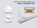 LED Wall Washer Linear Light - RGB Wall Grazer 2321 - 8