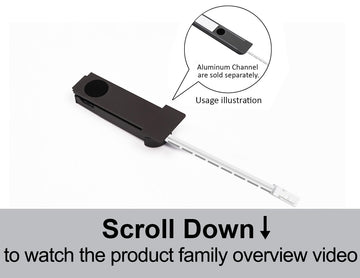Wave Sensor Dimmer Integrated Controller for touch-free LED cabinet lighting control