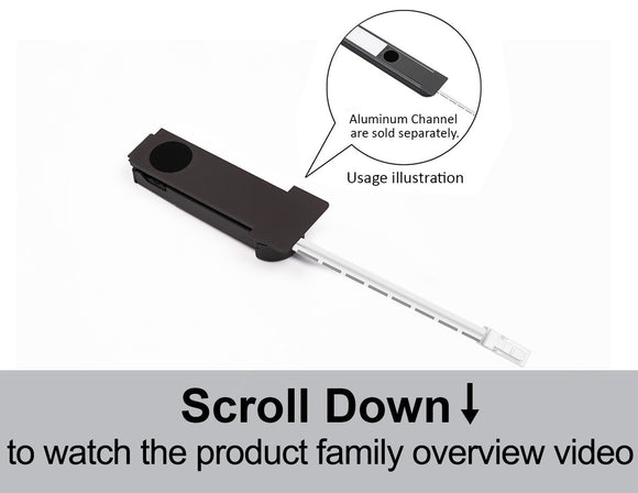Wave Sensor Dimmer Integrated Controller for touch-free LED cabinet lighting control