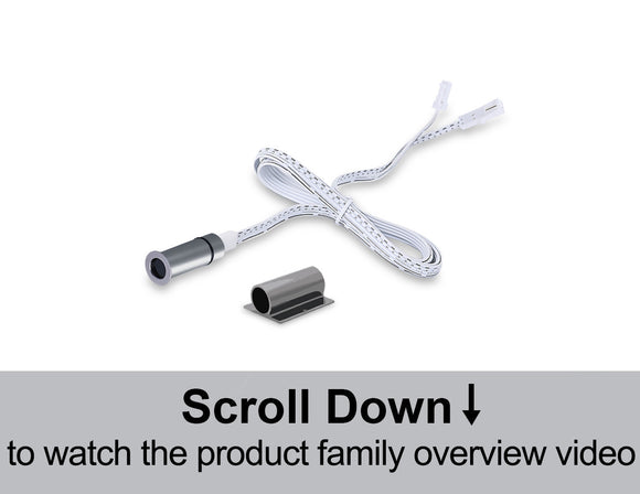 Wired Independent Control - Door Control Sensor with concealed magnetic door detection, designed for automatic cabinet lighting control in kitchens, wardrobes, display cabinets, and architectural millwork applications.