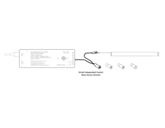 Wired Independent Control - Wave Sensor Dimmer