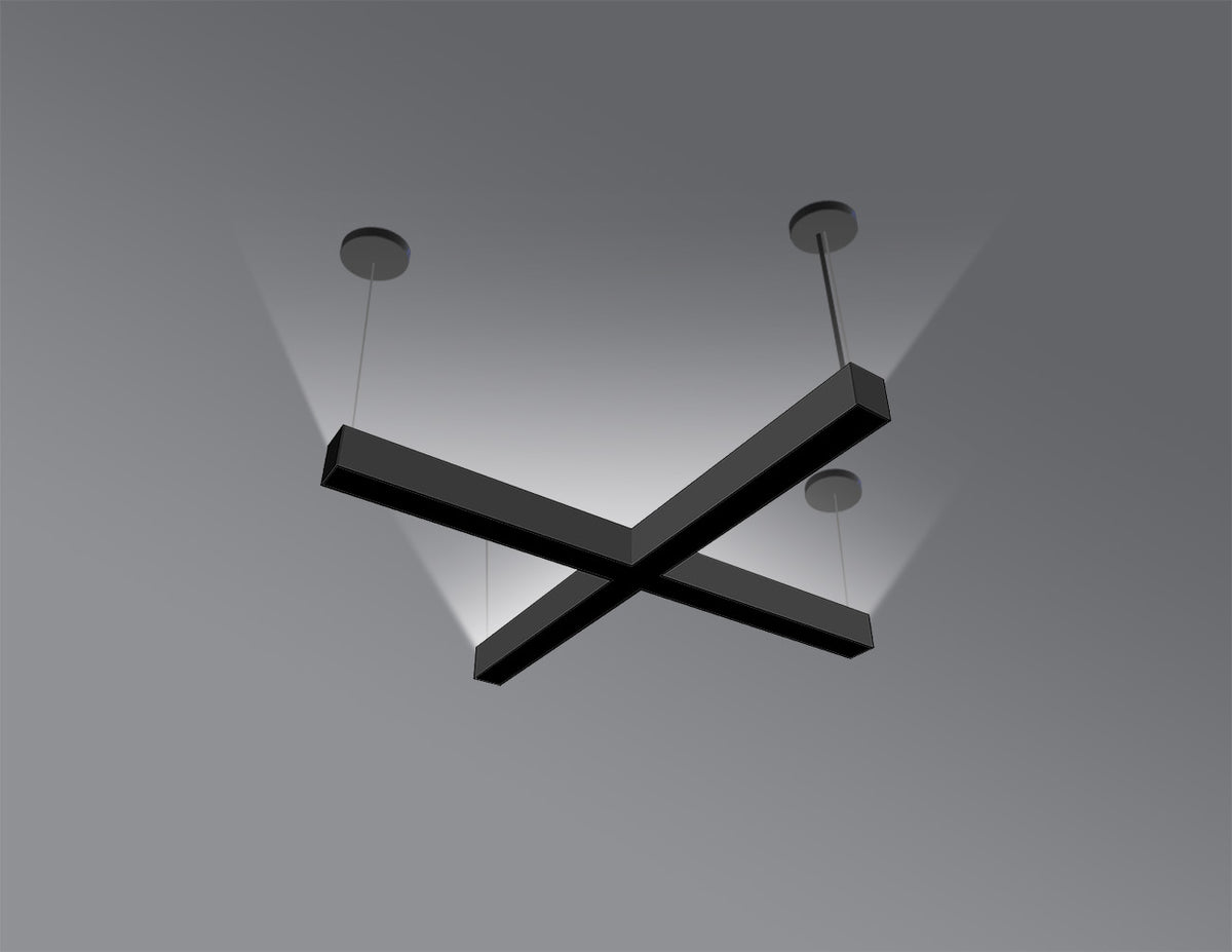 LED Linear Light - L8070 - Up Light -X Shape | GL LED US LIGHTING