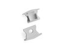 A pair of end cap silver color for Aluminum Channel SLIM RECESS YD1201