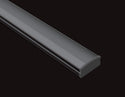 SLIM FLAT - YD 1205 Black Aluminum Channel + Black Diffuser - 24"/94" - 2