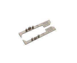 Aluminum Channel SHALLOW SKIRT Accessories - J016B End Cap