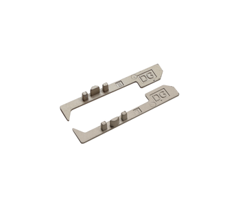 Aluminum Channel SHALLOW SKIRT Accessories - J016B End Cap