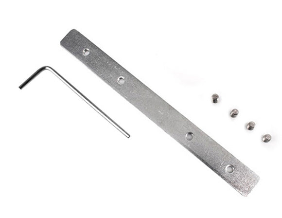 Top view of AL Straight Extend Connector - Type A