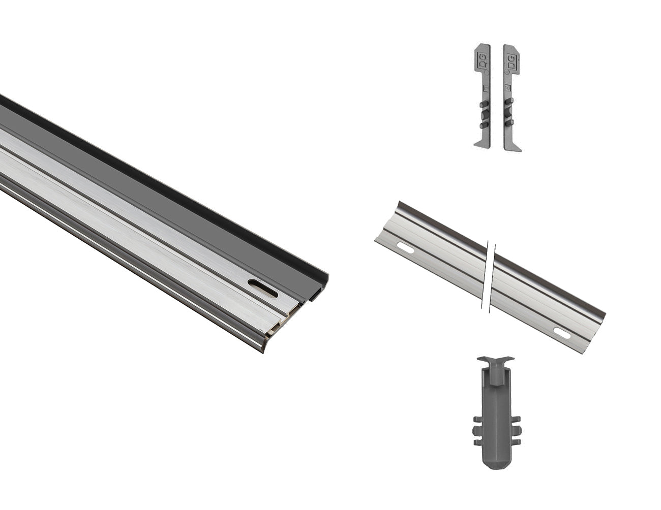 SHALLOW SKIRT LED channel providing seamless corner lighting transitions