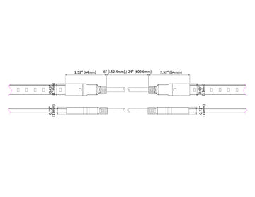 120V LED Strip Light Accessories - Strip Light Jumper - 0