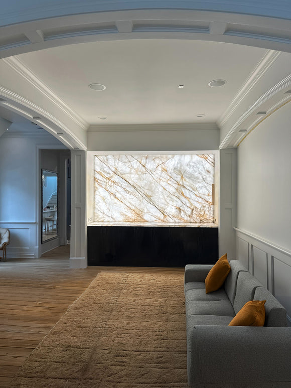 LED Pixels Light Sheet single color solution for backlit marble panels with uniform light output and seamless architectural integration