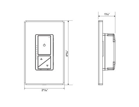 Triac Smart Dimmer Switch with Wallplate - 0