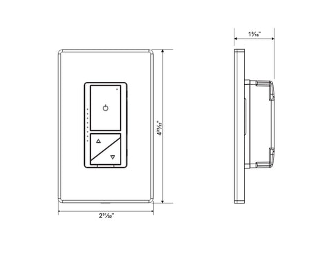 0-10V Smart Dimmer Switch with Wallplate - 0