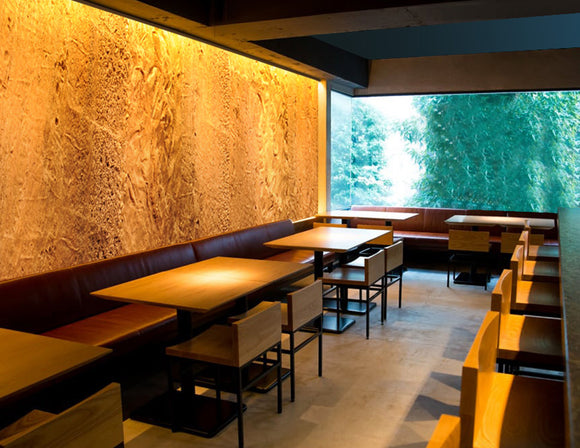 2321 wall washer LED lights are used for indoor restaurant illumination.