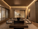 White LED Strip Light VERO3.1 Series flexible LED tape light installed in ceiling coves, creating continuous indirect lighting for a modern architectural interior.