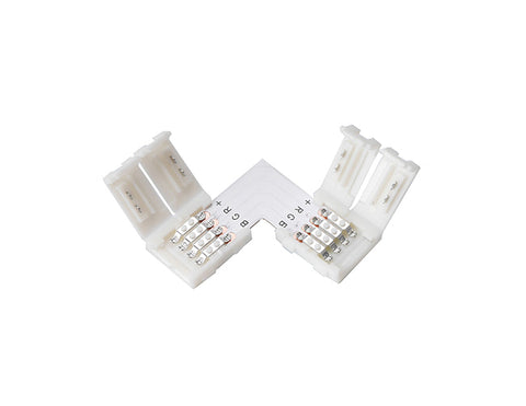 Clearance product Strip to Strip L Shape Connector for RGB LED Strip Light 10mm